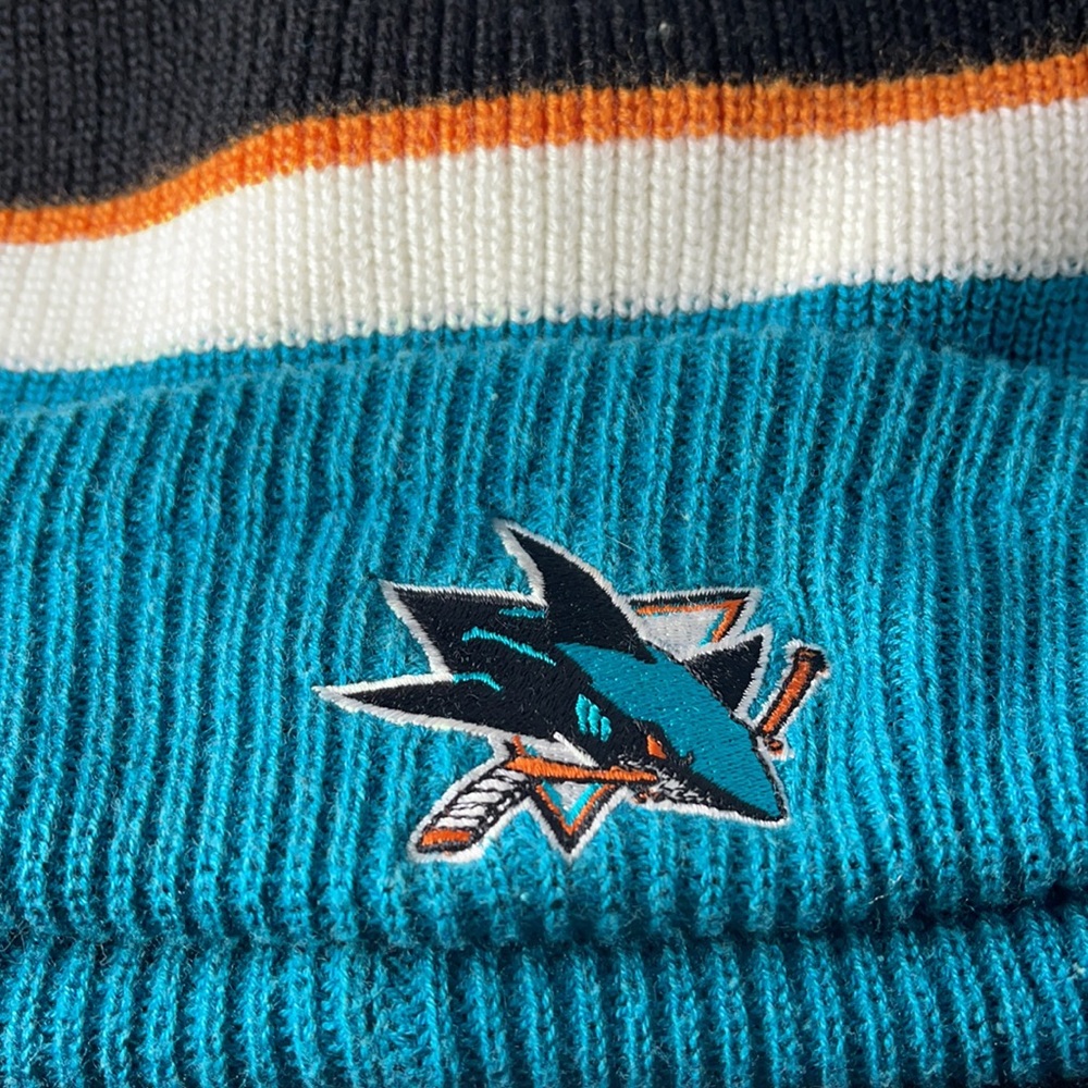 Reebok Face off NHL San Jose sharks neck gaitor neck warmer - Picture 2 of 5